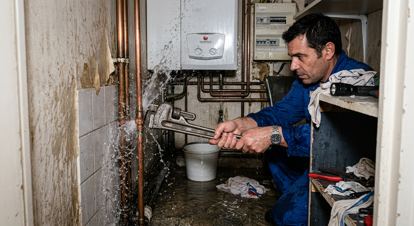 Réparation urgente fuite d'eau sur tuyauterie cuivre à Savigny-sur-Orge
